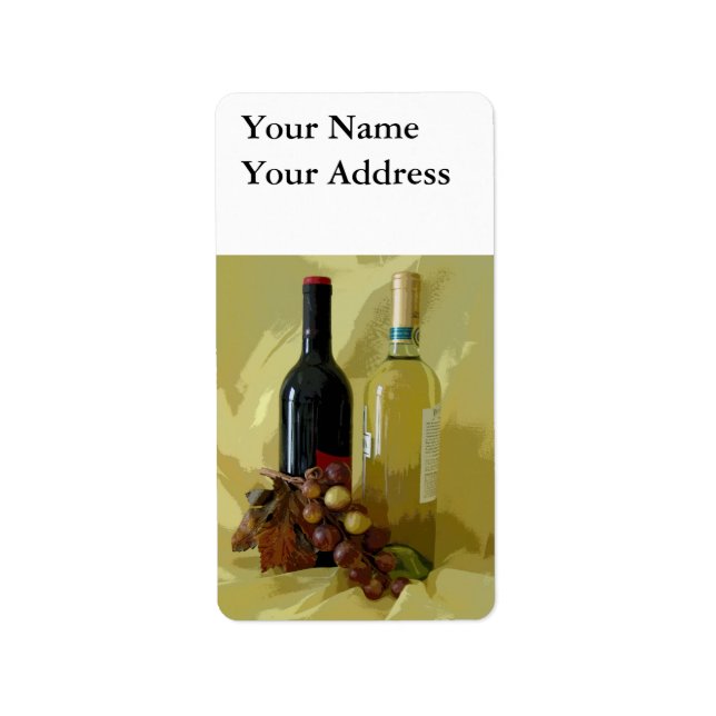 Etiqueta Vermelho Ou Branco (Frente)