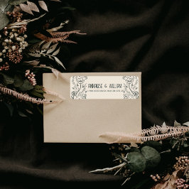 Etiqueta Vetor Floral