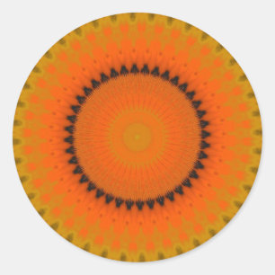 Etiqueta vibrante do caleidoscópio