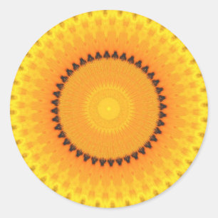 Etiqueta vibrante do caleidoscópio