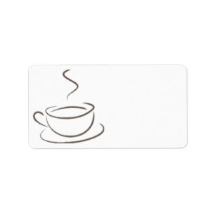 Etiqueta Viciado ao café