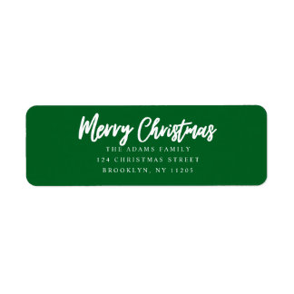 Etiqueta Vídeo de retorno de roteiro verde Feliz Natal