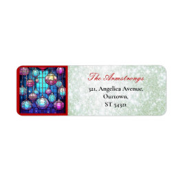 Etiqueta Vidro Congelado Balança Verde