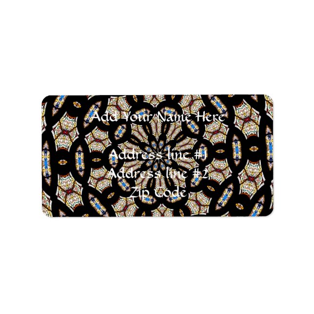 Etiqueta Vidro Retido Caleidoscópio 2 (Frente)