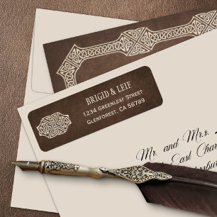 Etiqueta Viking Celtic Gamer Wedding