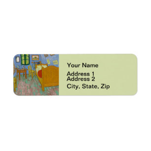 Etiqueta Vincent Van Gogh Bedroom Painting