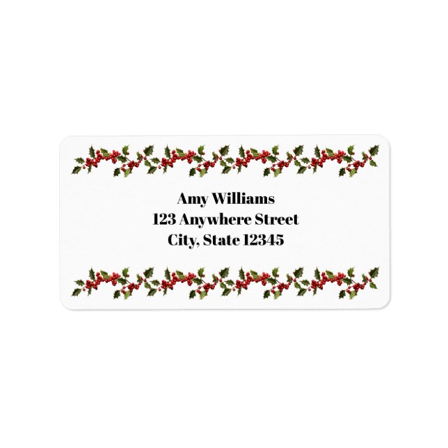 Etiqueta Vinha de Natal (Frente)