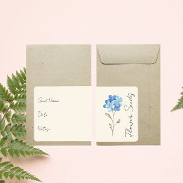 Etiqueta Vinheta para o pacote semente | Rótulo do Pacote d