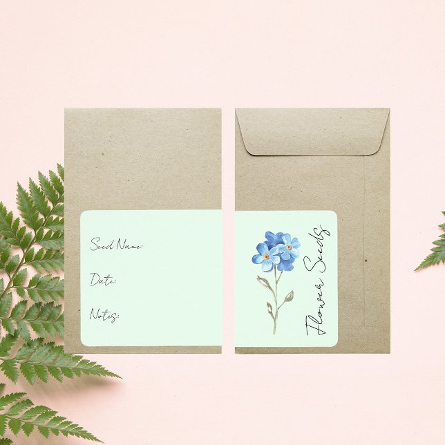 Etiqueta Vinheta para o pacote semente | Rótulo do Pacote d (Criador carregado)