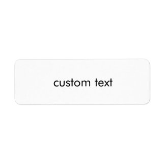 Etiqueta Vinheta pequena de texto personalizada