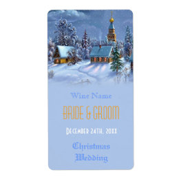 Etiqueta Vinho de casamento de natais vintages