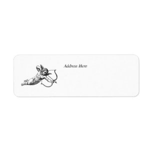 Etiqueta Vintage Cherub Cupid Love Return Labs