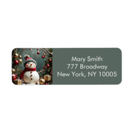 Etiqueta Vintage Christmas - Return Address Labels
