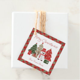 etiqueta Vintage de Natal