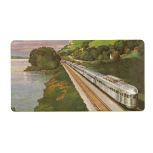 Etiqueta Vintage, Locomotive in Country