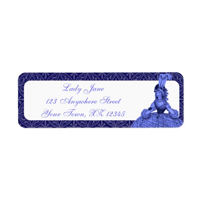 Etiqueta Vintage Mulher 1794 (Frente)