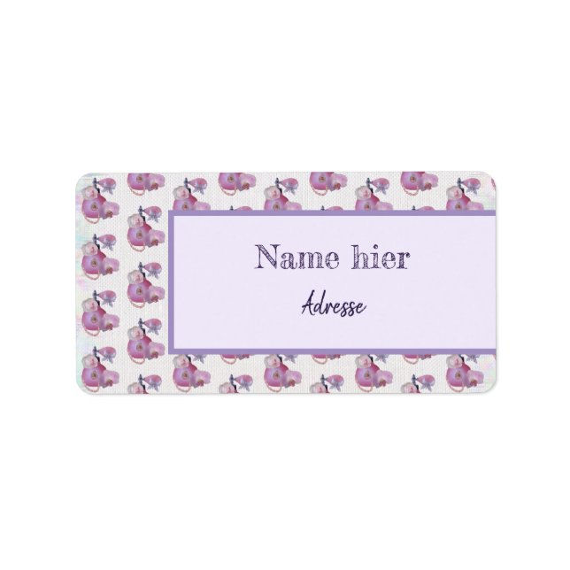 Etiqueta Vintage Parfüm (Frente)