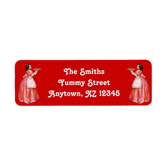 Etiqueta Vintage Pie Maker (Frente)