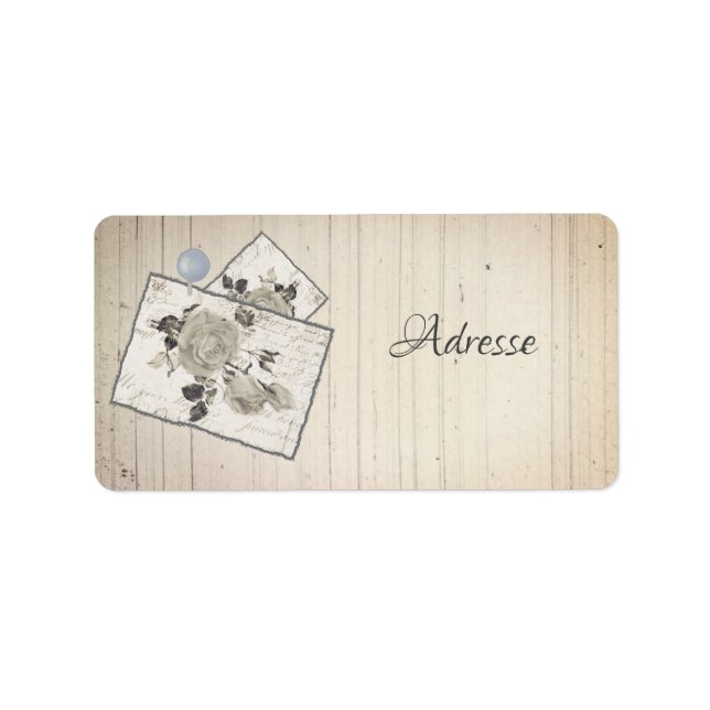 Etiqueta Vintage Rosen (Frente)