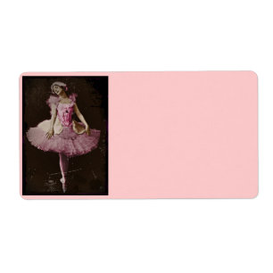 Etiqueta Vintage Swan Lake