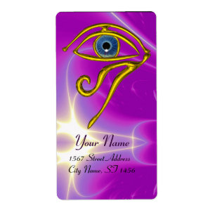 Etiqueta Violeta púrpura AZUL TALISMAN