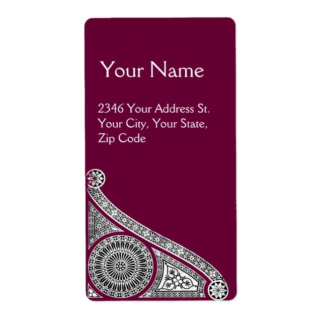 Etiqueta Violeta púrpura da RENAISSANCE (Frente)