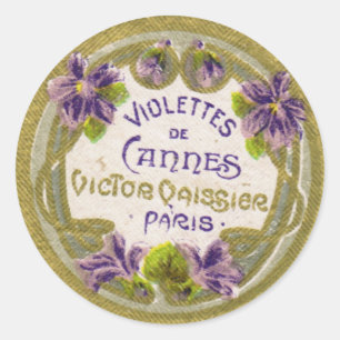 Etiqueta Violettes Perfume, Paris 1900
