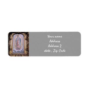 Etiqueta Virgin de Guadalupe