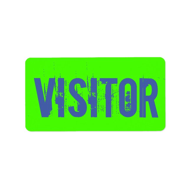 Etiqueta Visitante (Frente)