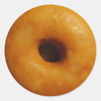 Etiqueta vitrificada da rosquinha