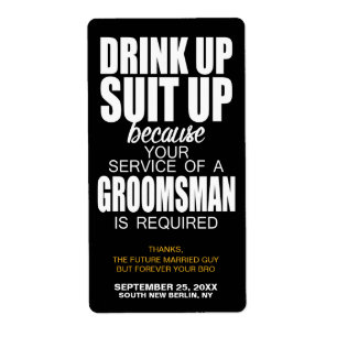 Etiqueta Você Será Meu Padrinho de casamento? Rótulo do Rót