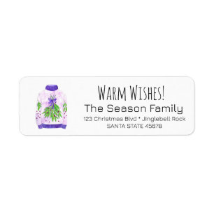 Etiqueta Warm Wish Natal Sweet Label