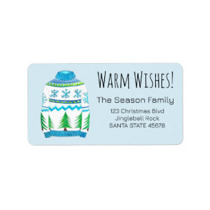 Etiqueta Warm Wish Natal Sweet Label