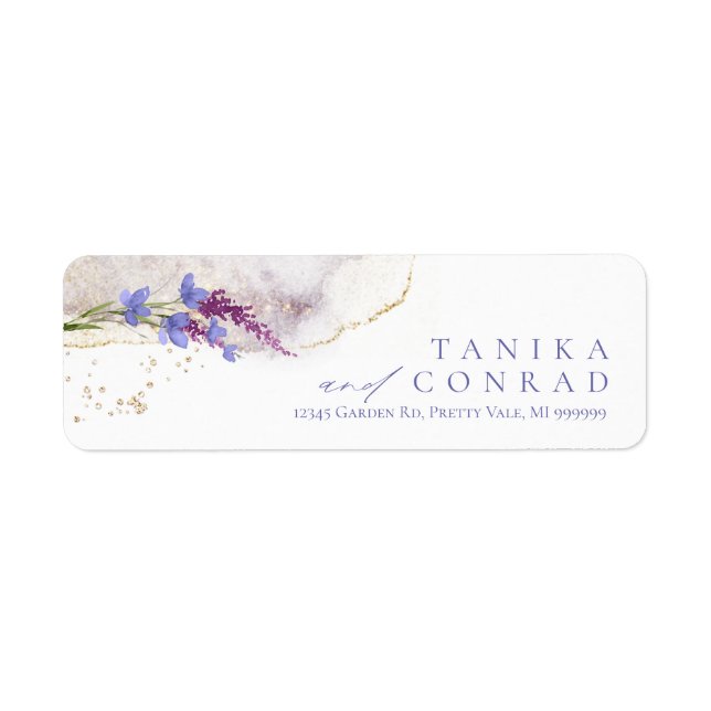 Etiqueta Watercolor Peri BI954 (Frente)