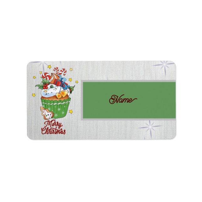 Etiqueta Weihnachtsmuffin (Frente)