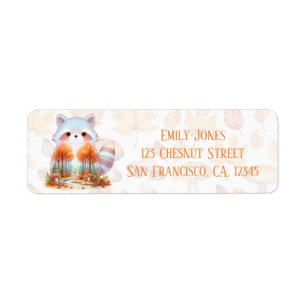 Etiqueta Whimsy Wilderness Critters - Raccoon -
