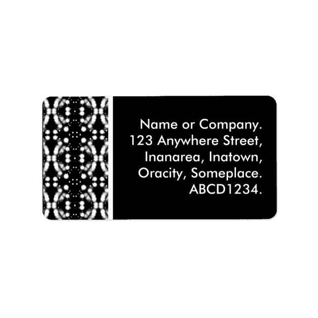 Etiqueta White Neon (Frente)