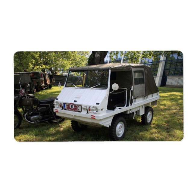 Etiqueta White Puch Haflinger (Frente)