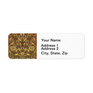 Etiqueta William Morris Bullerswood Faux Tapeçaria