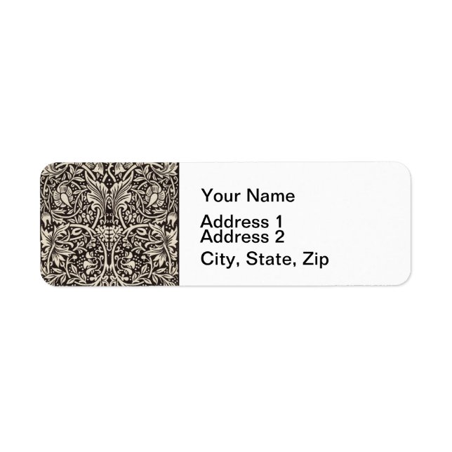 Etiqueta William Morris Daffodil Floral Wallpaper (Frente)