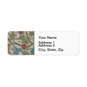 Etiqueta William Morris Trellis Wallpaper Art