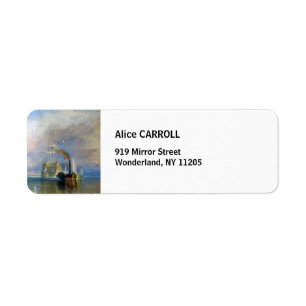 Etiqueta William Turner - O Temerário de Luta