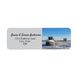 Etiqueta Winter Freighter Manitoulin Excelente Lagos Endere