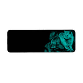 Etiqueta Wolf e Raven na Noite