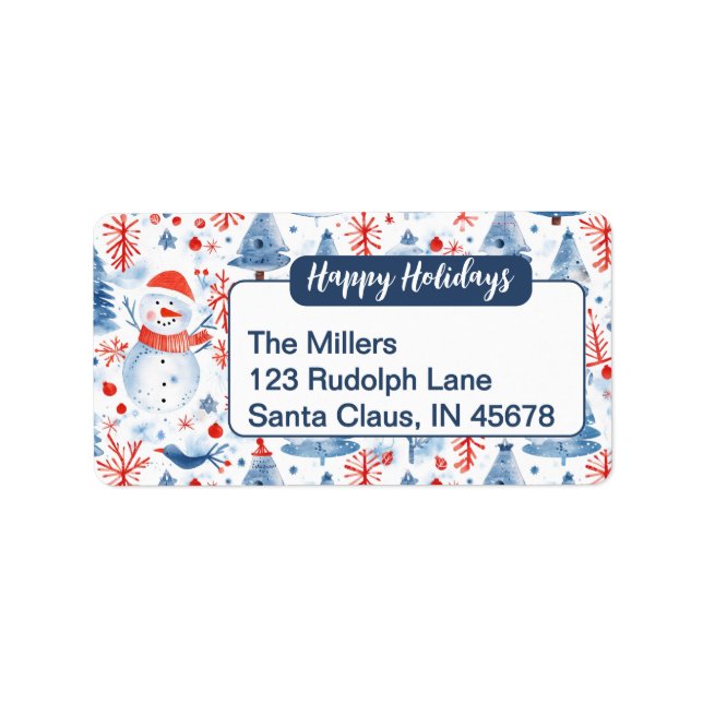 Etiqueta Wonderland (Frente)