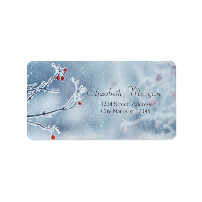 Etiqueta Wonderland Branch Blue (Frente)