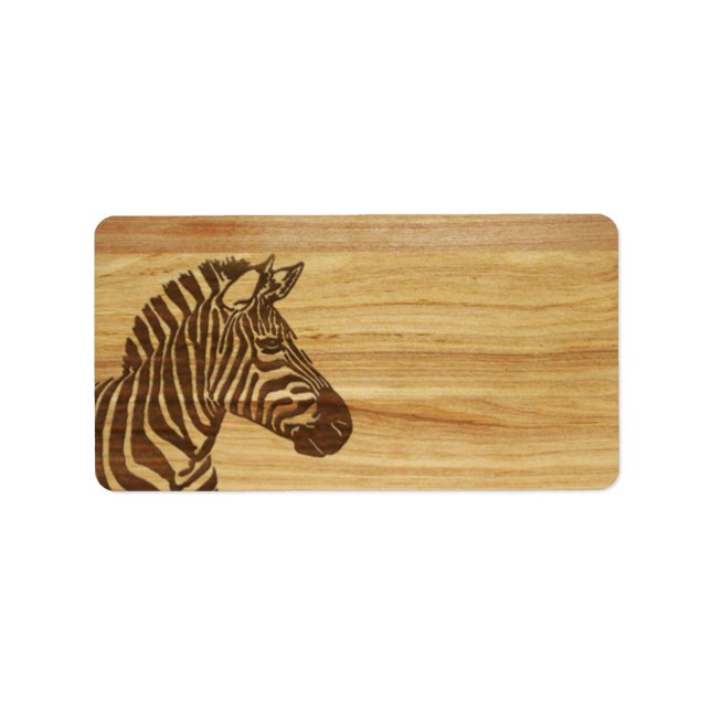Etiqueta Wood Insolt Zebra (Frente)
