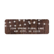 Wood Rustic e lanternas