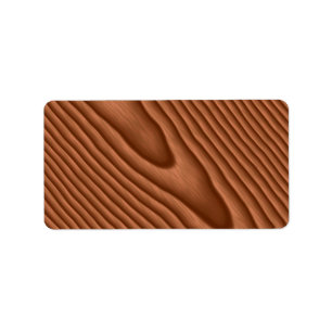 Etiqueta Woodgrain de Brown Textured