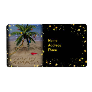 Etiqueta X-mas tropical